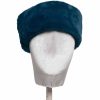 Headband | Luisa Beccaria Blue Faux Fur Hairband