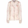 Tops & Blouses | Luisa Beccaria Circle Of Roses Chiffon Shirt