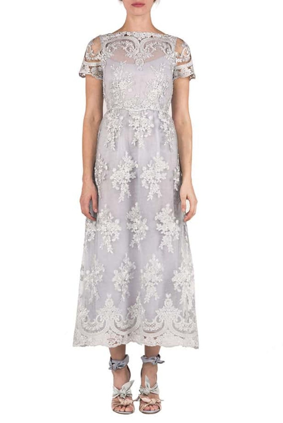 Dresses | Luisa Beccaria Floral Lace Midi Dress