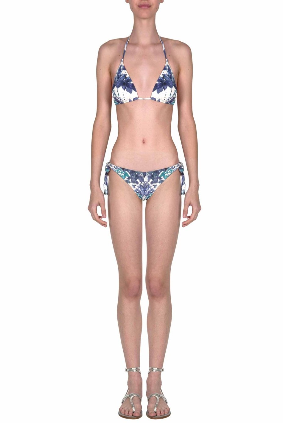 Swimwear | Luisa Beccaria Triangle And Slip Bikini Capri